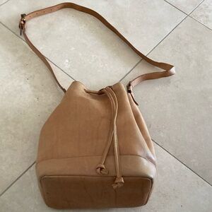 Madewell Lafayette Drawstring Leather Bag